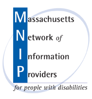 Massachusetts Network of Information Providers for people with disabilities (logo)